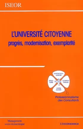 Couverture du produit · L'Université citoyenne : Progrès, modernisation, exemplarité