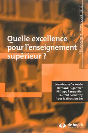 Couverture du produit · Quelle excellence pour l'enseignement supérieur ?