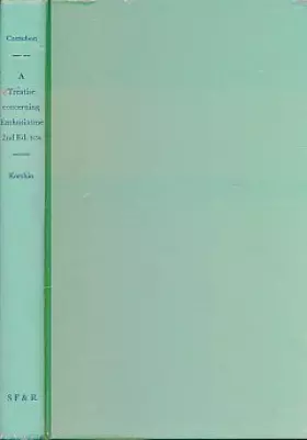 Couverture du produit · A Treatise Concerning Enthusiasme (1655)