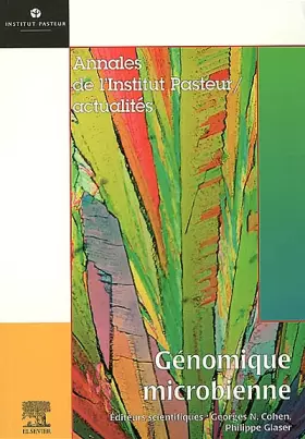 Couverture du produit · Génomique microbienne