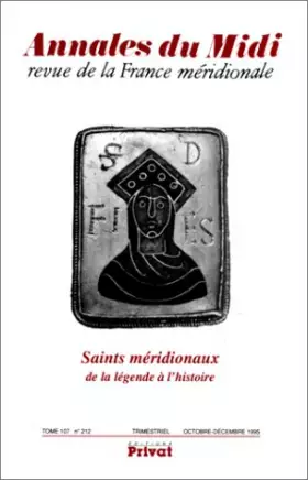 Couverture du produit · Saints méridionaux: De la légende à l'histoire
