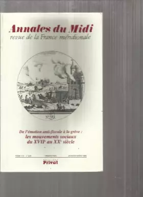 Couverture du produit · Histoire de France. Annales du midi n° 225