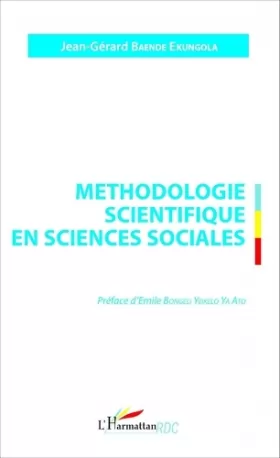 Couverture du produit · Méthodologie scientifique en sciences sociales: Un regard sur les procédés de la recherche