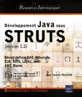 Couverture du produit · Développement Java sous STRUTS : Version 1.2