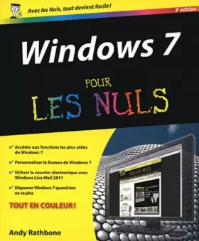 Couverture du produit · Windows 7, 3e Pour les Nuls