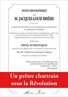 Couverture du produit · Notice biographique sur M. Jacques-Louis Brière