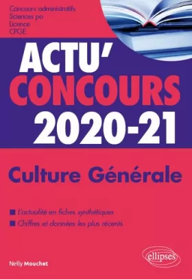 Couverture du produit · Culture Générale - concours 2020-2021