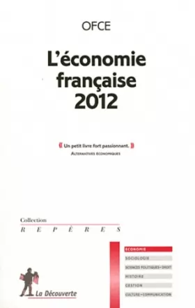 Couverture du produit · L'économie française 2012