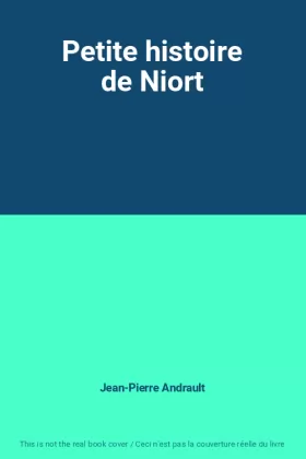 Couverture du produit · Petite histoire de Niort