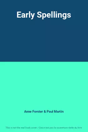 Couverture du produit · Early Spellings