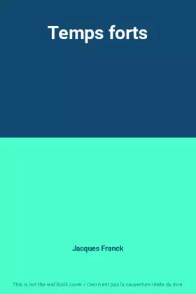 Couverture du produit · Temps forts
