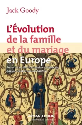 Couverture du produit · L'évolution de la famille et du mariage en Europe