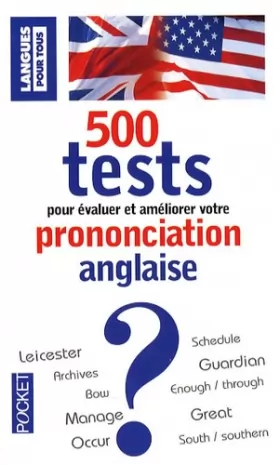 Couverture du produit · 500 tests de prononciation anglaise
