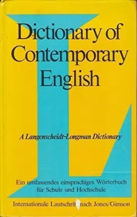 Couverture du produit · Dictionary of Contemporary English (DCE). A Langenscheidt-Longmann Dictionary