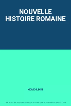 Couverture du produit · NOUVELLE HISTOIRE ROMAINE
