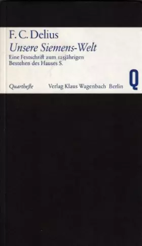 Couverture du produit · Unsere Siemens-Welt