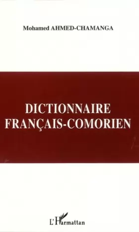 Couverture du produit · Dictionnaire français-comorien