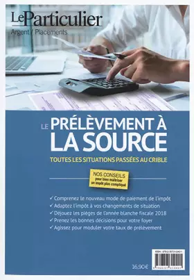 Couverture du produit · Le prélèvement à la source 2019: Toutes les situations passées au crible. Nos conseils pour bien maîtriser un impôt plus compli