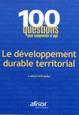 Couverture du produit · Le développement durable territorial