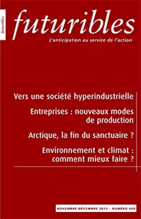 Couverture du produit · Vers une Societe Hyperindustrielle