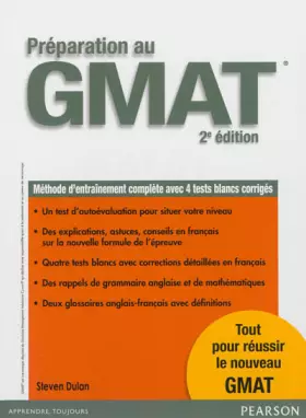 Couverture du produit · Préparation au Gmat 2e édition : Méthode d'entraînement complète avec 4 tests blancs corrigés