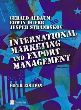 Couverture du produit · International Marketing and Export Management