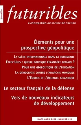 Couverture du produit · Éléments pour une prospective géopolitique