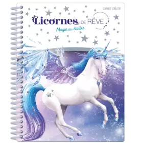 Couverture du produit · Licornes de rêve - Mini carnet créatif - Magie des étoiles