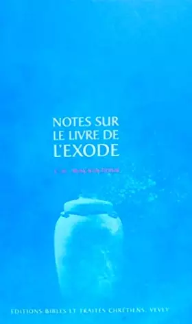 Couverture du produit · notes sur le livre de l'exode