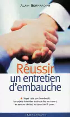 Couverture du produit · Réussir un entretien d'embauche