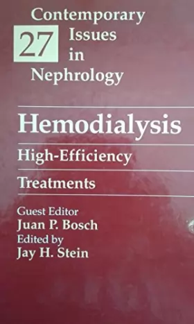 Couverture du produit · Hemodialysis: High-Efficiency Treatments