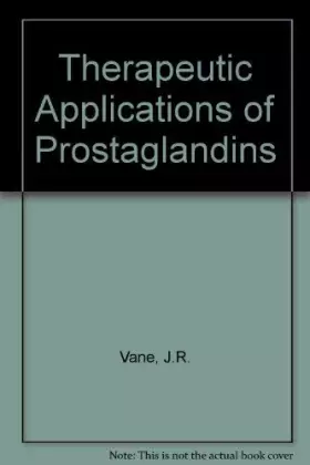Couverture du produit · Therapeutic Applications of Prostaglandins
