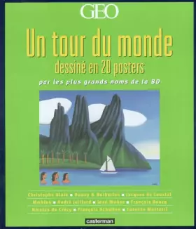 Couverture du produit · Coffret posters geo 2003: UN TOUR DU MONDE DESSINE EN 20 POSTERS