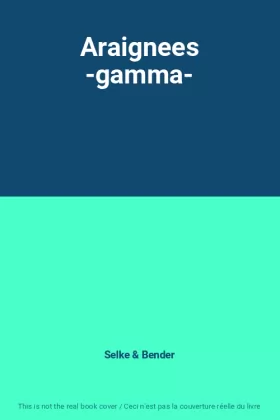 Couverture du produit · Araignees -gamma-