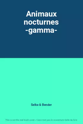 Couverture du produit · Animaux nocturnes -gamma-