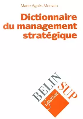 Couverture du produit · Dictionnaire du management stratégique