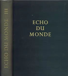 Couverture du produit · Echo du Monde Tome III