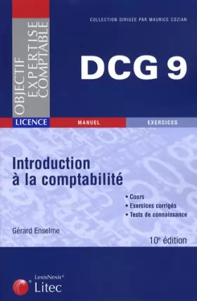 Couverture du produit · DCG 9 Introduction à la comptabilité (ancienne édition)