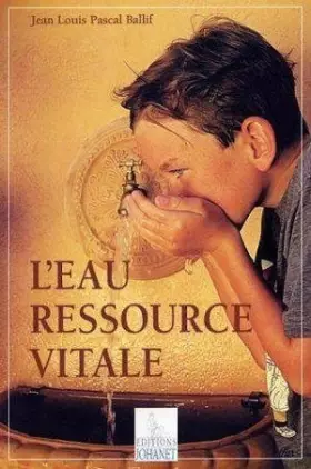 Couverture du produit · L'eau ressource vitale
