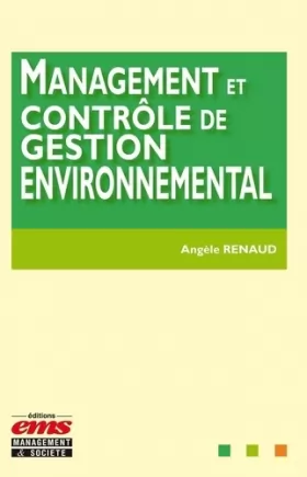 Couverture du produit · Management et contrôle de gestion environnemental