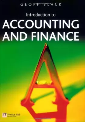 Couverture du produit · Introduction to Accounting and Finance