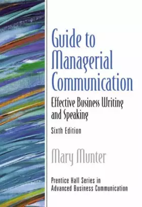 Couverture du produit · Guide to Managerial Communication: International Edition