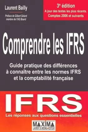 Couverture du produit · Comprendre les IFRS - 3e éd.