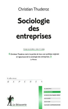 Couverture du produit · Sociologie des entreprises