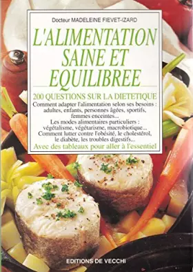 Couverture du produit · L'alimentation saine et équilibrée