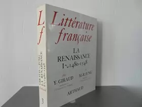 Couverture du produit · Litterature Francaise: La Renaissance I, 1480-1548.
