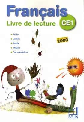 Couverture du produit · Français CE1 : Livre de lecture