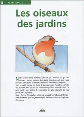 Couverture du produit · PG006 - Les oiseaux de nos jardins