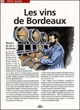 Couverture du produit · PG114 - Les vins de Bordeaux