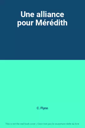 Couverture du produit · Une alliance pour Mérédith